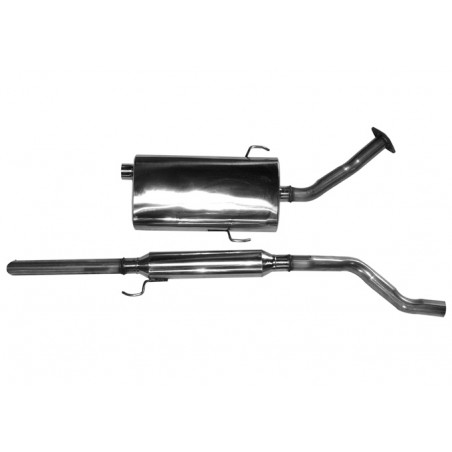 thumbnail image 2 of Medallion Cat Back Exhaust Kit For Toyota 4Runner 2001-2002 3.4L - Single Exit - Made In USA 2 of 6