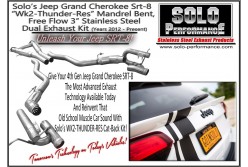 JEEP Grand Cherokee SRT8 and Trackhawk (Years: 2012–Present)